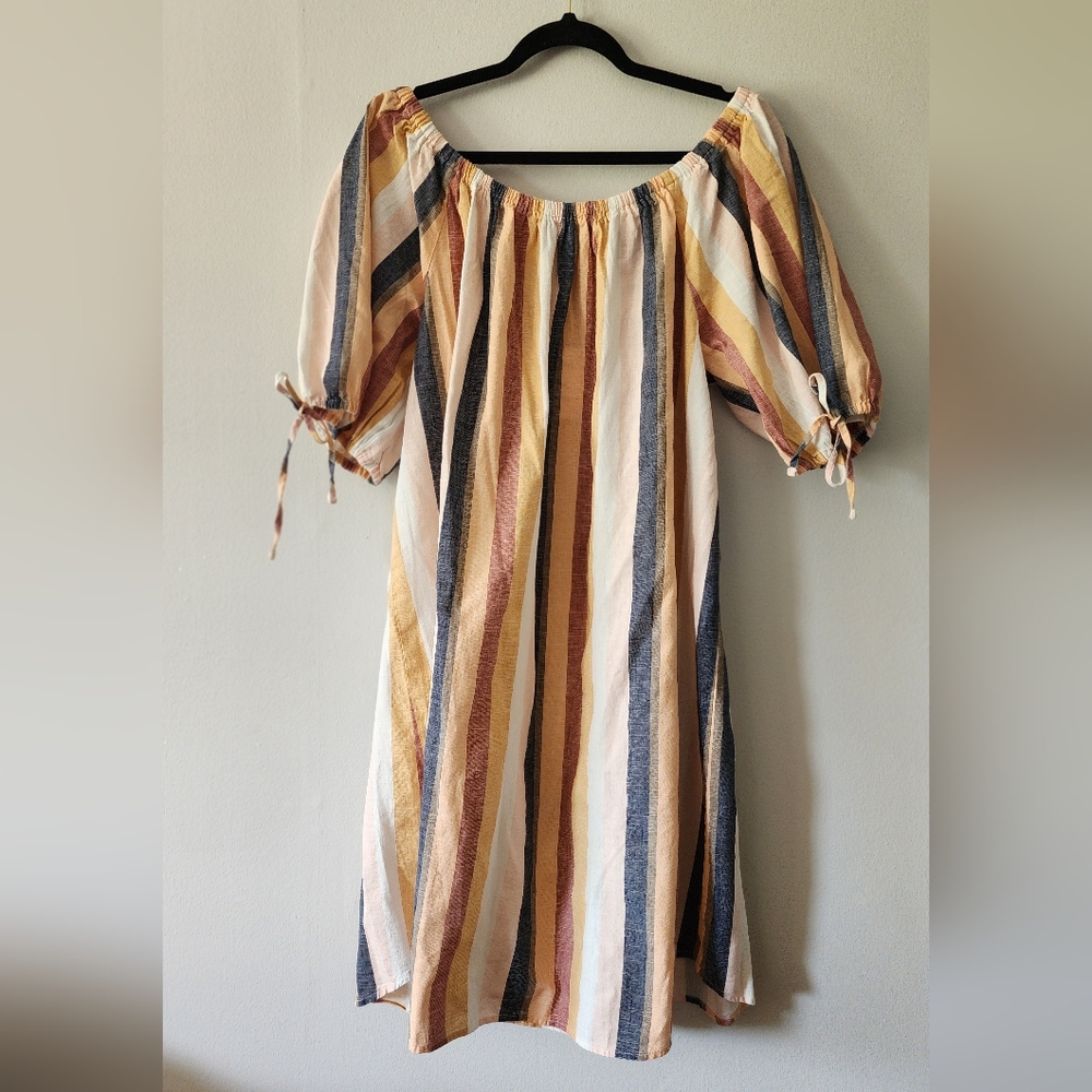 Cotton Off Shoulder Dress